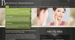 Desktop Screenshot of brecksvilledermatology.com